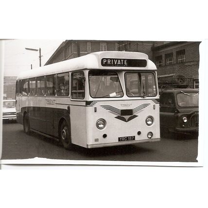 Black & White Photograph of Trent Motor Traction Co. Ltd. - YRC 187