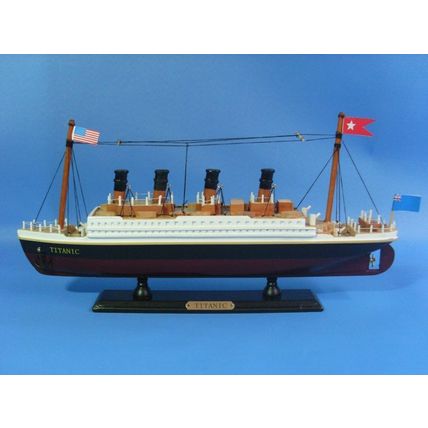 Wooden RMS Titanic Model Cruise Ship 14""