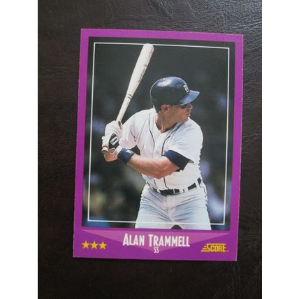 Two (2) Alan Trammell Baseball Cards (See Pictures and Description Below)