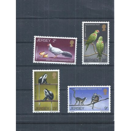 Jersey stamps. 1971 Wildlife Preservation Trust MNH (AQ429)