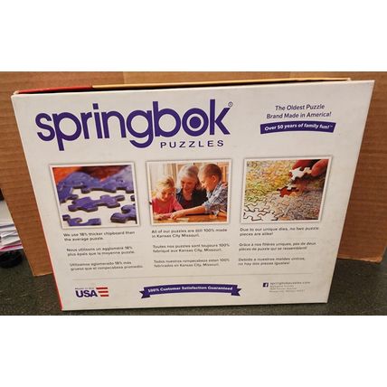 Springbok Americana 500 Piece Thom Zehrfeld Jigsaw Puzzle Made in USA