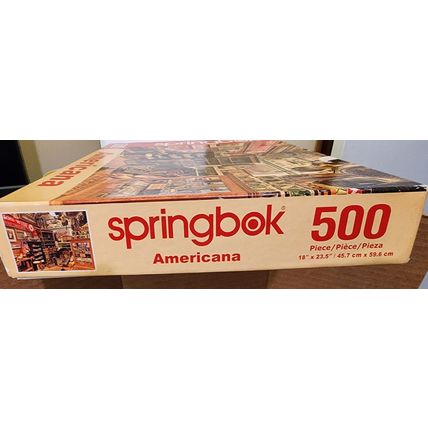 Springbok Americana 500 Piece Thom Zehrfeld Jigsaw Puzzle Made in USA