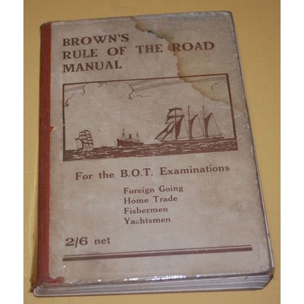 W.K.Stewart - Brown's Rule of the Road Manual - Brown Son & Ferguson 1936