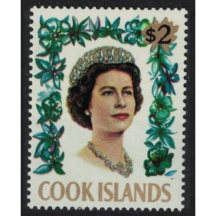 Cook Is. Queen Elizabeth II $2 1967 MNH SG#245