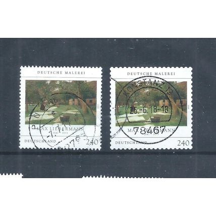 Germany Stamps 2013 German Painting used. SG 3820 & 3821 CV £21 (AR408)