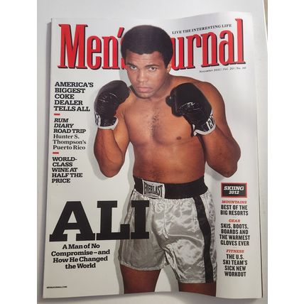 Men's Journal Magazine November 2011 - Muhammad Ali Cover