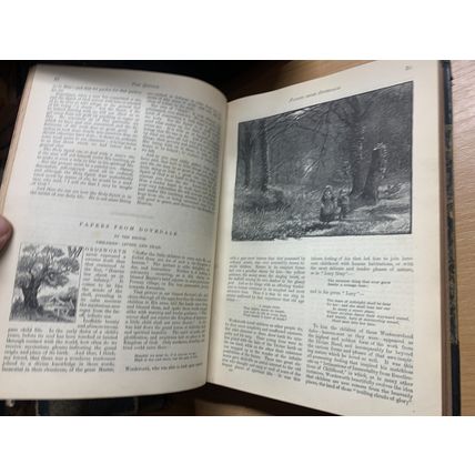 RARE* 1884 "THE QUIVER MAGAZINE" VOL 19 BOUND ISSUES 1.5kg ANTIQUE BOOK (P8)
