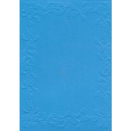 5"x7" Embossed Card. 10 Sheets. Mistletoe (28). Cardmaking Scrapbooking Crafts