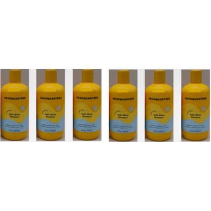 Headquarters Soft Shine Shampoo 12oz EACH 6PK