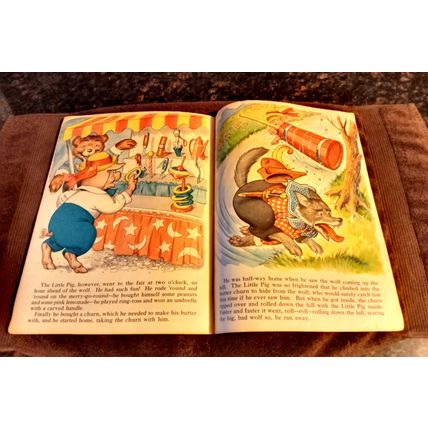Children's Book The Three Little Pigs By Merrill Publishing Co # 3434 1939