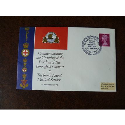 1970 GB Royal Naval Medical Service RNH Haslar Gosport cover special event