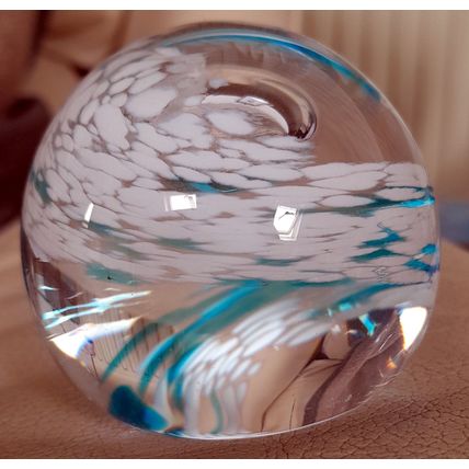 Caithness : Royal Mint - Whirlwind : Paperweight