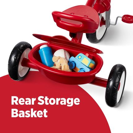 Radio Flyer Red Rider Trike, Outdoor Toddler Tricycle, for Ages 2.5-5 (Amazon Ex