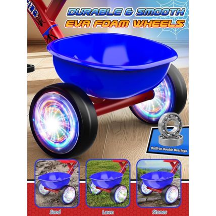 Tricycle for Toddlers 1-3 3-5 Year Olds, Spider Toddler Bike Baby Balance Bike w