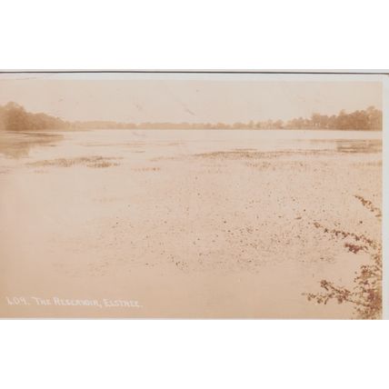 The Reservoir Elstree Hertfordshire Postcard (QHER373)