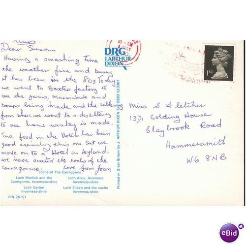 GB Postcard - Lochs Of The Cairngorms, Invernesshire, Scotland