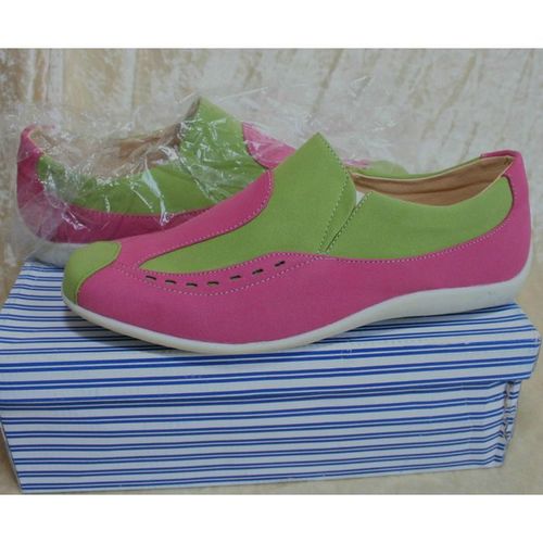 Womens Green Pink Trainers Shoes Size 6 New in Box Dockland