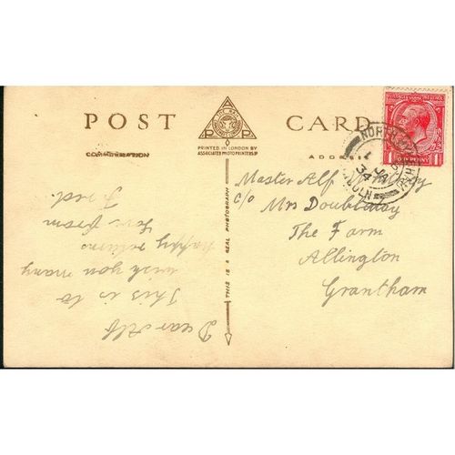 Vintage GB Birthday Card 1934 - A Jolly Birthday