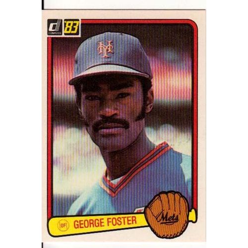 1983 Donruss George Foster baseball card #427 - Mets