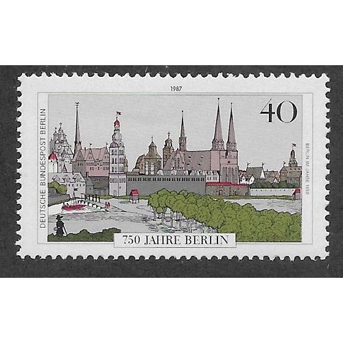 BERLIN -1987 U/M 40pf '750TH ANN OF BERLIN' (EX M/S) (EBID63-241)