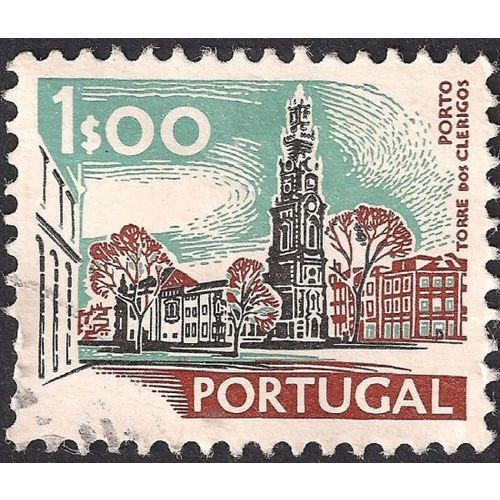 PORTUGAL, Porto Torre dos Clerigos, brown 1972, 1 Esc, #3