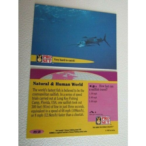 Pro Set 1992 Guinness Book of Records Trade Cards Card Variants (eb2)