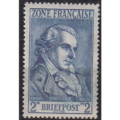 GERMANY Alliiert Franz. Zone [Allgemein] MiNr 0012 ( **/mnh )