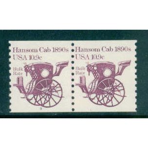 1904 10.9c Hansom Cab Fine MNH Dry Gum CNP Left 2 W0087