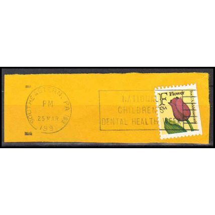Used 2519 29c F Flower Southeastern, PA. 193 BPS E1688