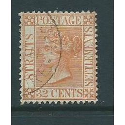 malaya straits settlements victoria sg70 sg 70 vfu