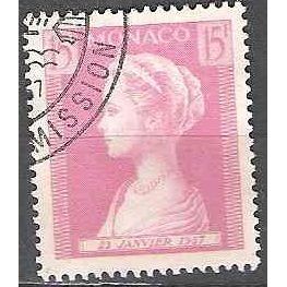 Monaco 1957 Michel 573 O Cote (2008) 0.35 € Princesse Caroline Cachet rond
