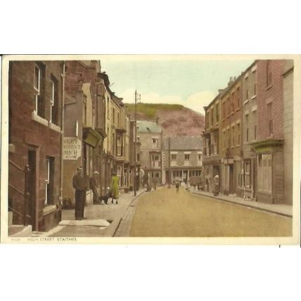 Yorkshire STAITHES High Street Postcard (Harvey Barton 45024)