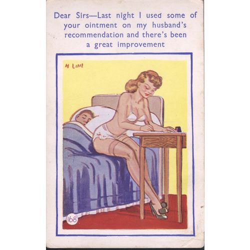 Vintage Greetings PC - Dear sirs - last night I used some of your ointment on my