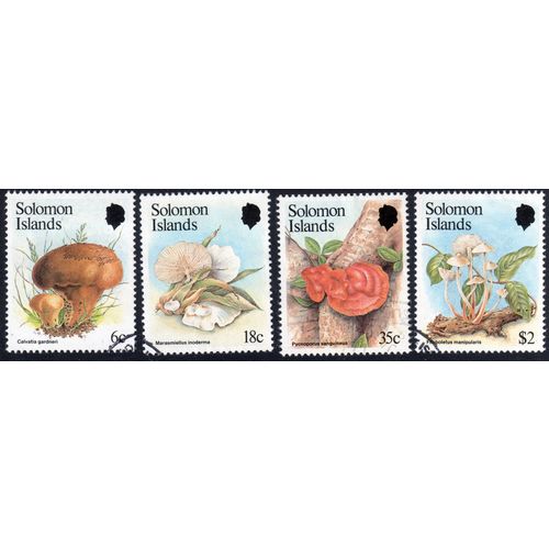 Solomon Isl Sg513 - Sg516 Fungi set Very Fine Used (G206)