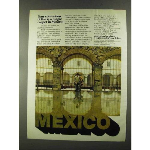1972 Mexico Tourism Ad - Your Convention Dollar