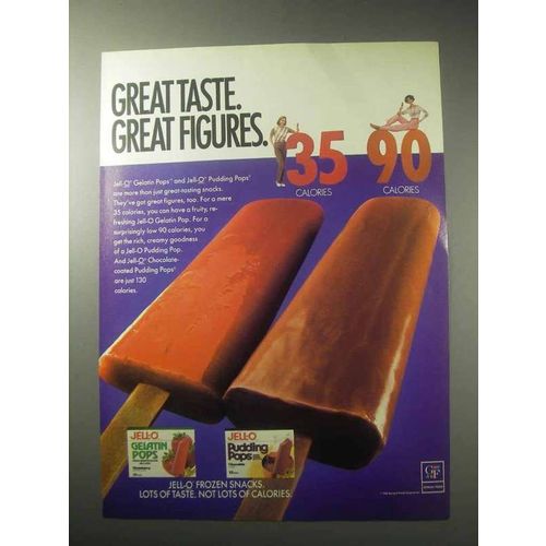1985 Jell-O Gelatin Pops and Pudding Pops Ad