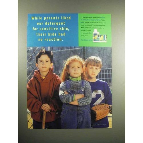 1998 All Detergent Ad - For Sensitive Skin