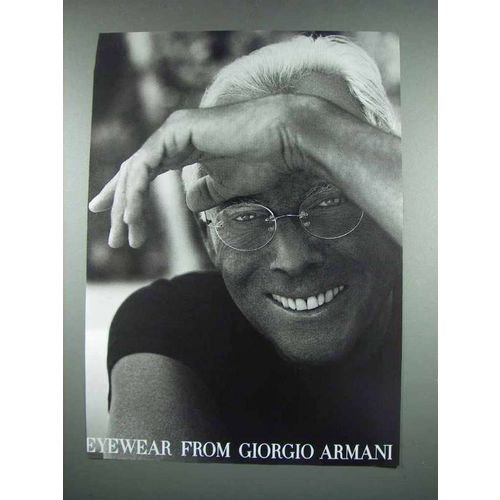 2003 Giorgio Armani Eyewear Fashion Ad