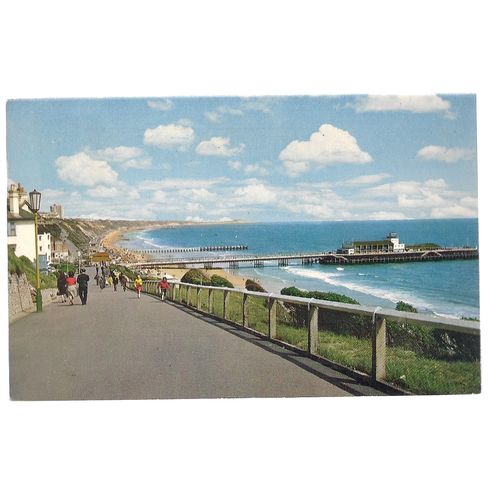 THE PIER, BOURNEMOUTH vintage used postcard 1967 pm =