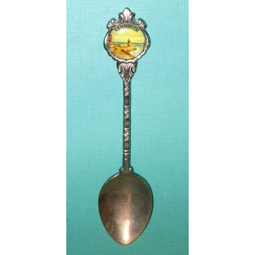 TEASPOON - LYNMOUTH - Versilbert Silver Plate - 4.5 inches long - 11 cm.