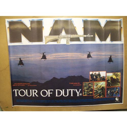 TOUR OF DUTY Terence Knox, Stephen Caffrey Movie Quad Poster