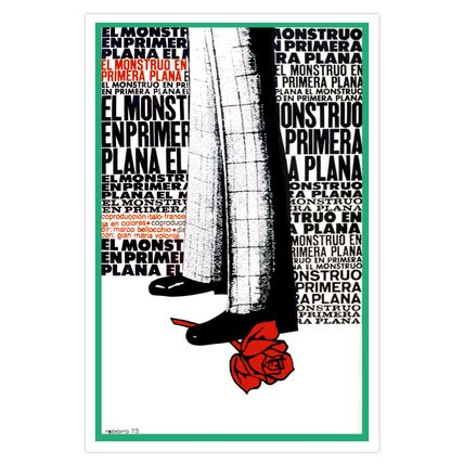 Movie Poster decor wall design 4 Italian film MONSTER in the Front page.Art
