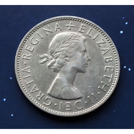 1965 Queen Elizabeth II Cupro-Nickel Half-crown 2/6 Great Britain UK English No2