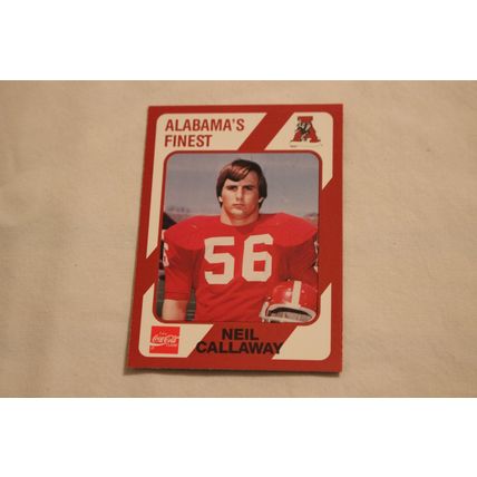 Neil Callaway 1989 Collegiate Collection Alabama's Finest NO. 427