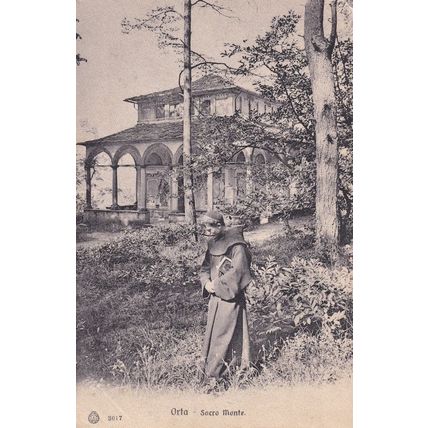 Orta Sacra Monte Italian Old Postcard