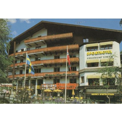Berger's Sporthotel Hotel Sauna Cafe Austria Postcard
