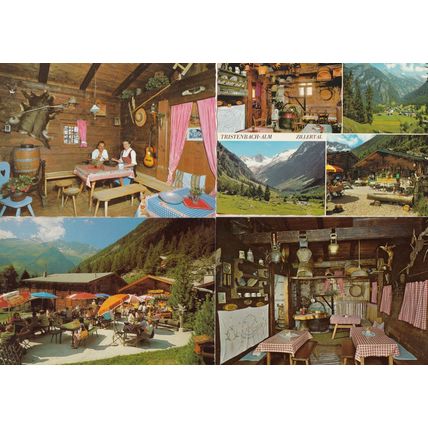 Jausenstation Tristenbach Tirol Hotel 4x Austria Postcard s