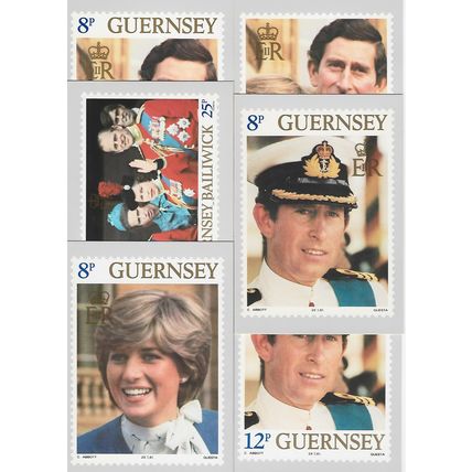 Guernsey 1981 July PHQ M 6 of 7 Royal Wedding