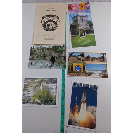 post cards lot of 4, florida, kennedy see photos ( A333)
