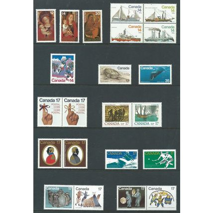 canada stamps mnh 1978 /1979 sg928 sg 928 sg958 ships christmas eskimos